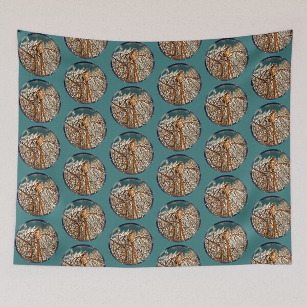 Item preview, Majestic Hawk Winter Tree Starry Art designed and sold by 3DDesignSpot.