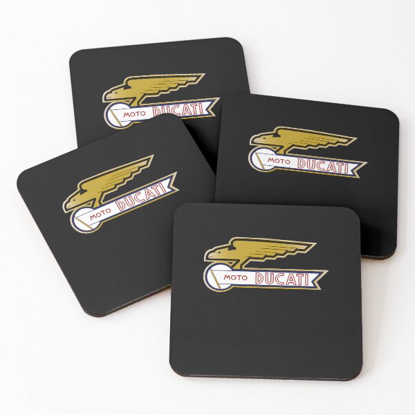 Item preview, Ducatis Motos Vintage Logo Type designed and sold by TheNine9company.
