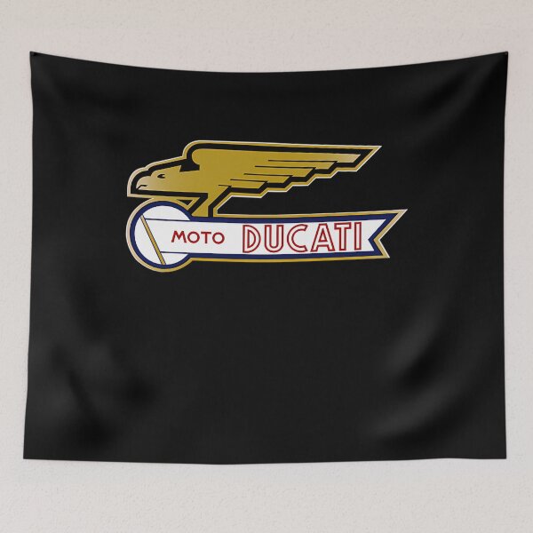 Item preview, Ducatis Motos Vintage Logo Type designed and sold by TheNine9company.