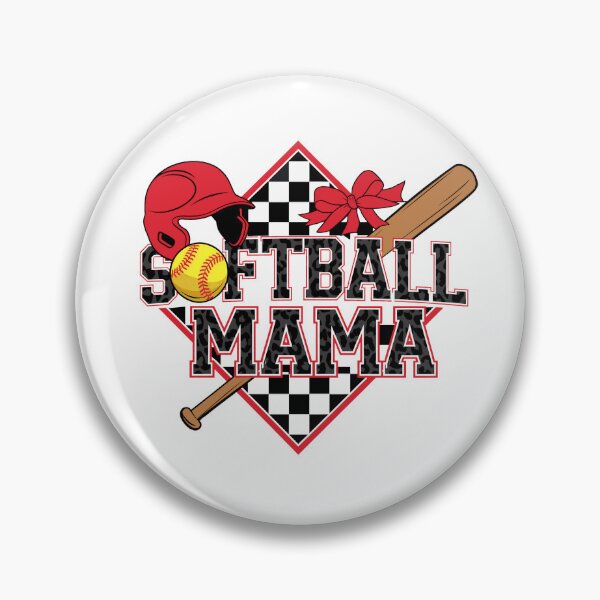 Item preview, Softball Mama Art Collage designed and sold by Comforts of Home, LLC.