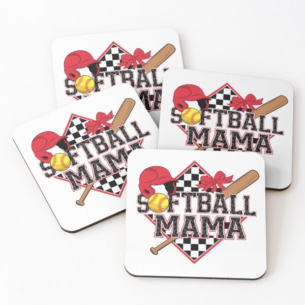 Artikelvorschau, Softball Mama Kunstcollage entworfen und verkauft von Comforts of Home, LLC.