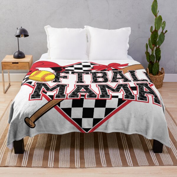 Artikelvorschau, Softball Mama Kunstcollage entworfen und verkauft von Comforts of Home, LLC.