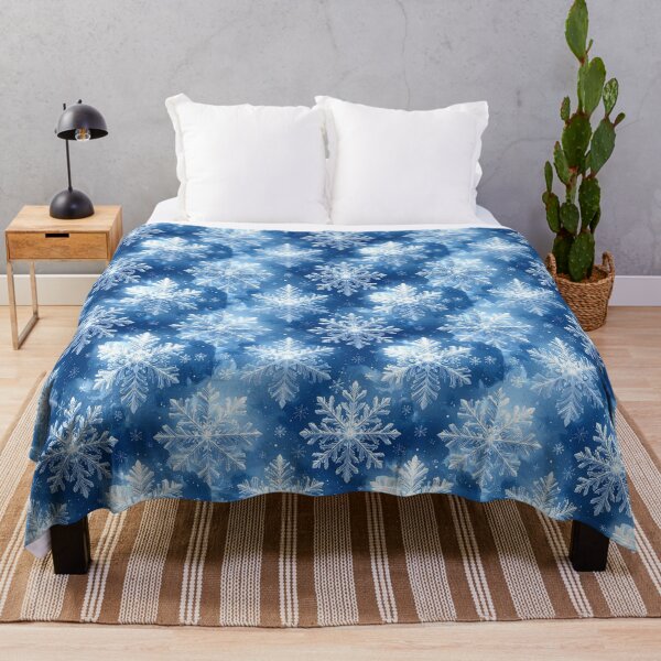 Item preview, Winter Snowflakes Seamless Pattern designed and sold by yara.lahdo.