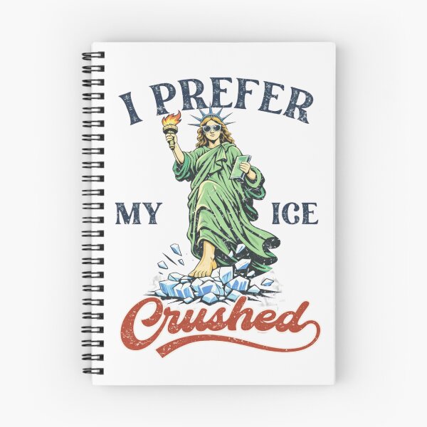 Item preview, Funny Retro I Like My ICE Crushed Resist Funny Statue of Liberty designed and sold by first-shirt ⭐ ⭐ ⭐ ⭐ ⭐.