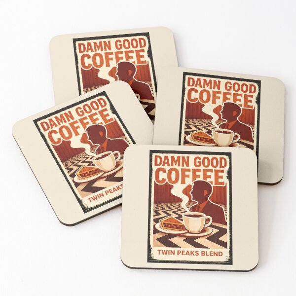 Item preview, Damn Good Coffee – Twin Peaks Blend Zigzag Lodge Edition designed and sold by peaknerd.