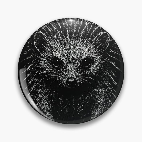 Item preview, Dark Hedgehog Illustration – Gothic Animal Artwork designed and sold by Mortisigil.