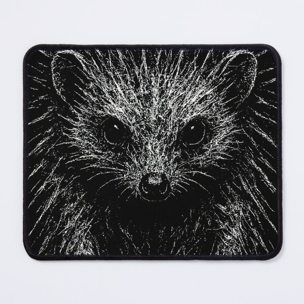 Item preview, Dark Hedgehog Illustration – Gothic Animal Artwork designed and sold by Mortisigil.
