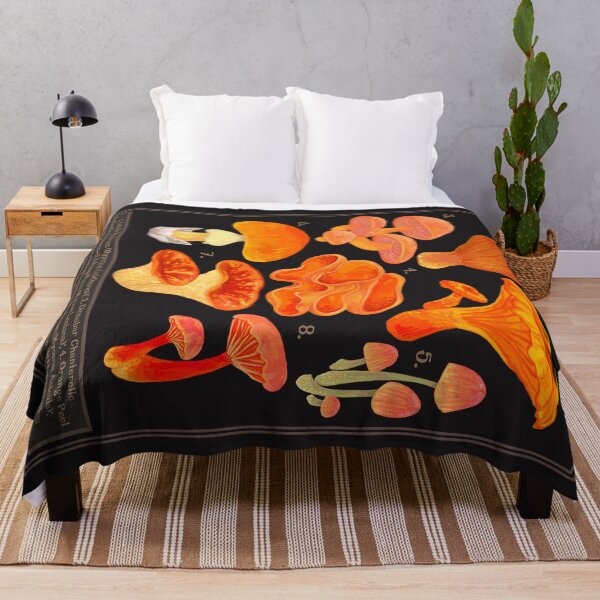 Item preview, Orange Mushrooms designed and sold by BreenanaBread.