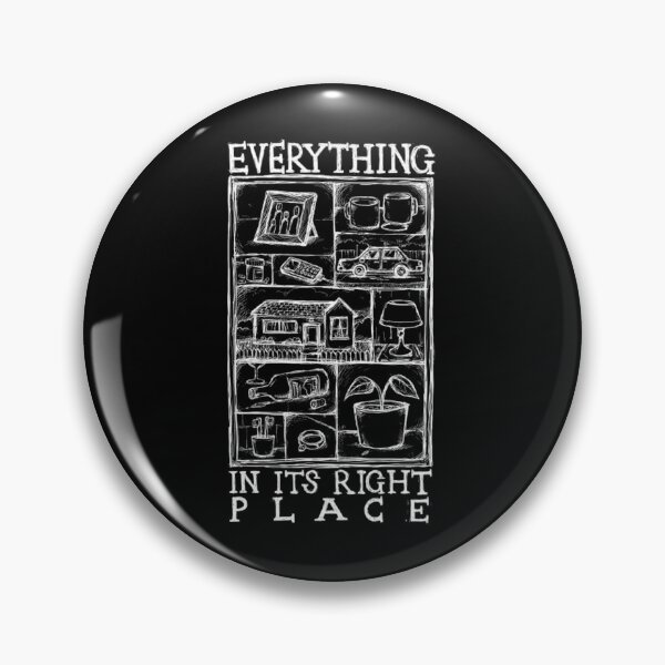 Item preview, Everything In It S Right Place Illustrated Lyrics designed and sold by ArtSswap.