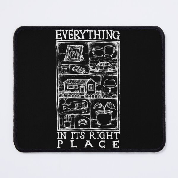 Item preview, Everything In It S Right Place Illustrated Lyrics designed and sold by ArtSswap.