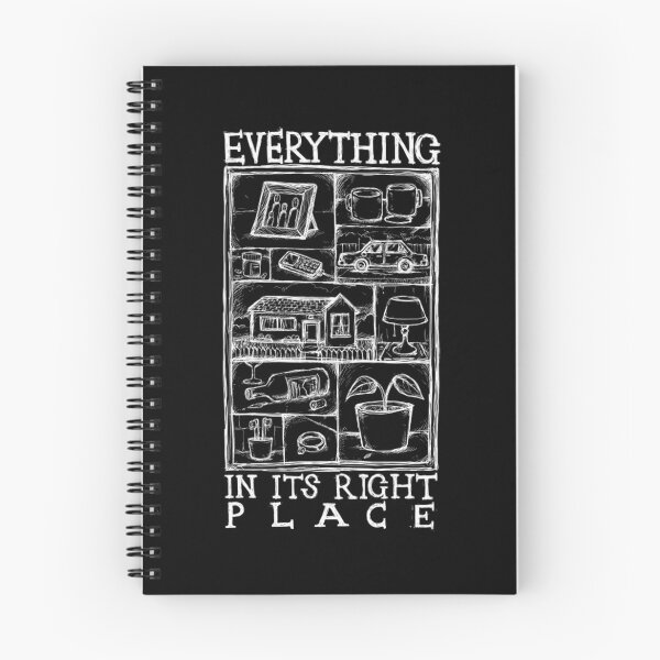 Item preview, Everything In It S Right Place Illustrated Lyrics designed and sold by ArtSswap.