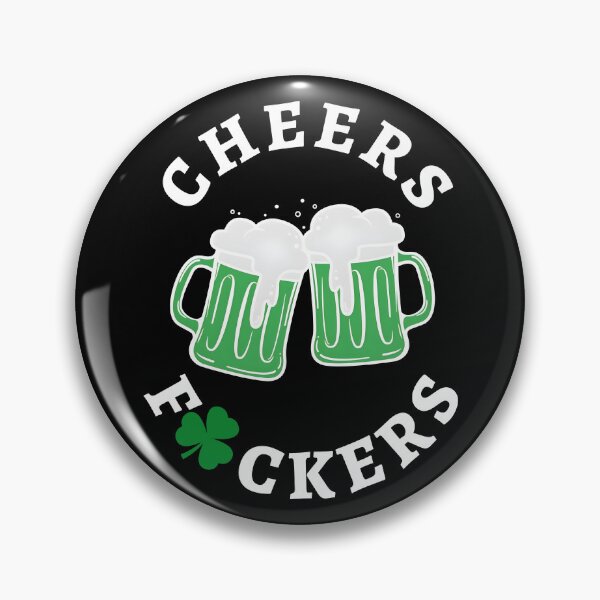 Item preview, Cheers Fuckers Shamrock designed and sold by PatternGallery.
