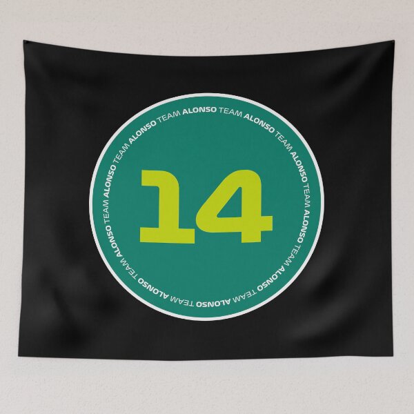 Item preview, Fernando Alonso - Team Alonso #14 Sticker designed and sold by Stick On Sports.