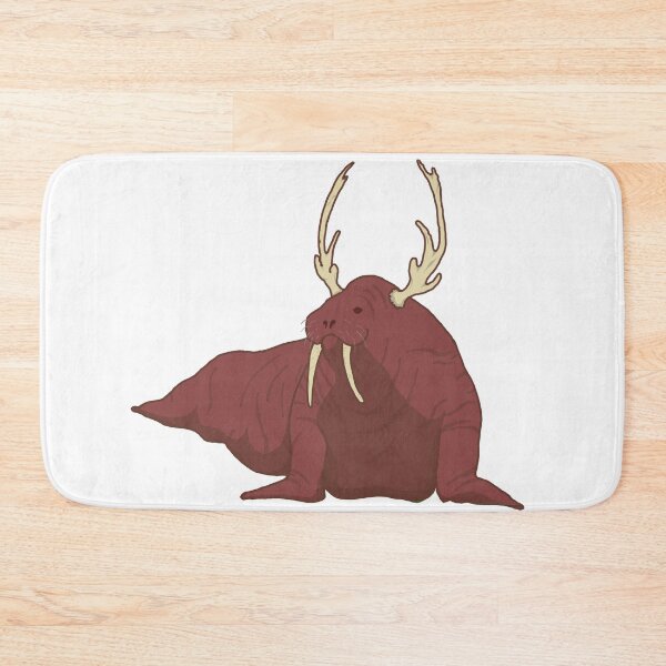 Item preview, Walrus with Antlers designed and sold by quemilydesigns.