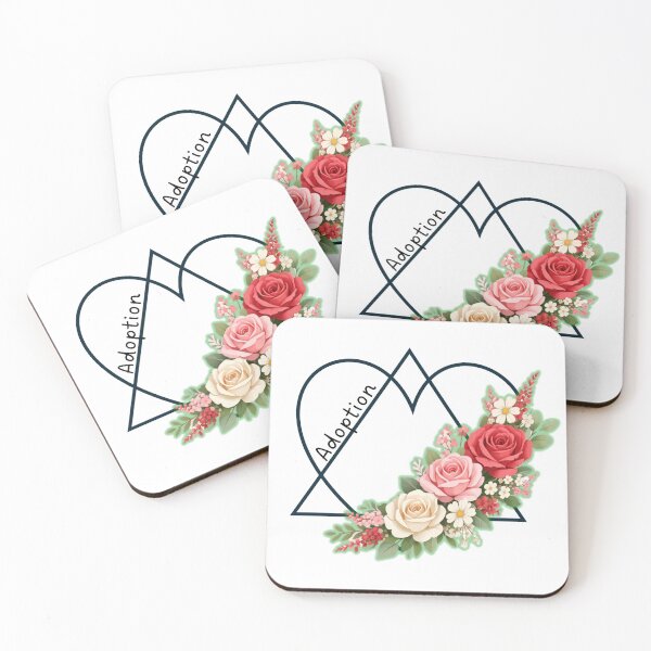 Item preview, Adoption Symbol with Flowers designed and sold by Team-NinjaHippo.