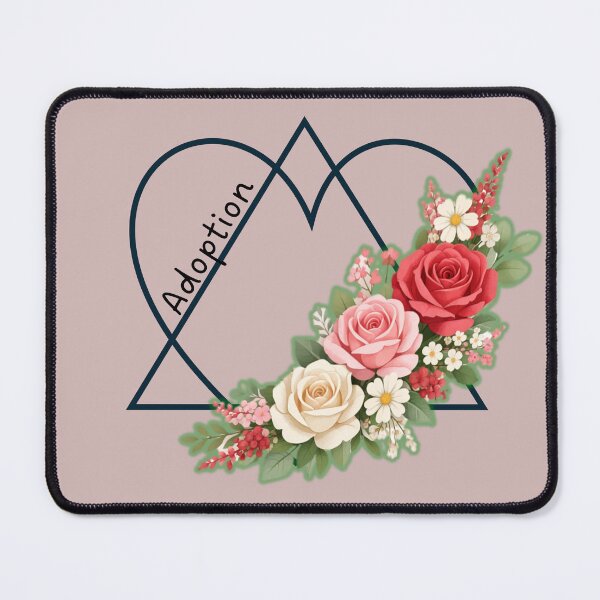 Item preview, Adoption Symbol with Flowers designed and sold by Team-NinjaHippo.