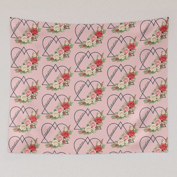 Item preview, Adoption Symbol with Flowers designed and sold by Team-NinjaHippo.