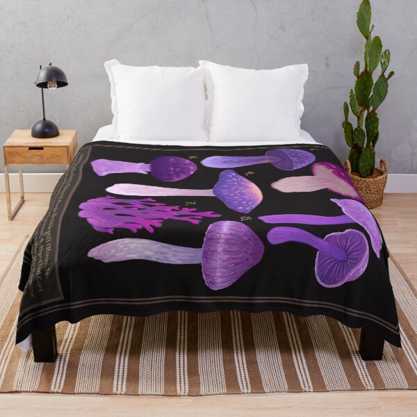 Item preview, Purple Mushrooms designed and sold by BreenanaBread.