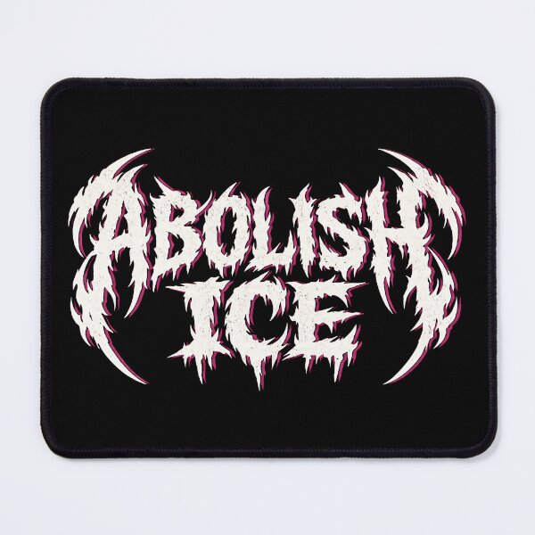 Item preview, Abolish ICE Metal Style Text designed and sold by Eh Plus Designs.