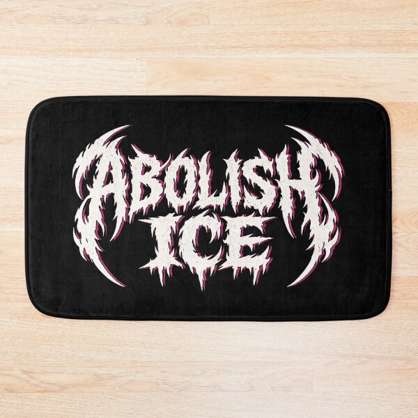 Item preview, Abolish ICE Metal Style Text designed and sold by Eh Plus Designs.