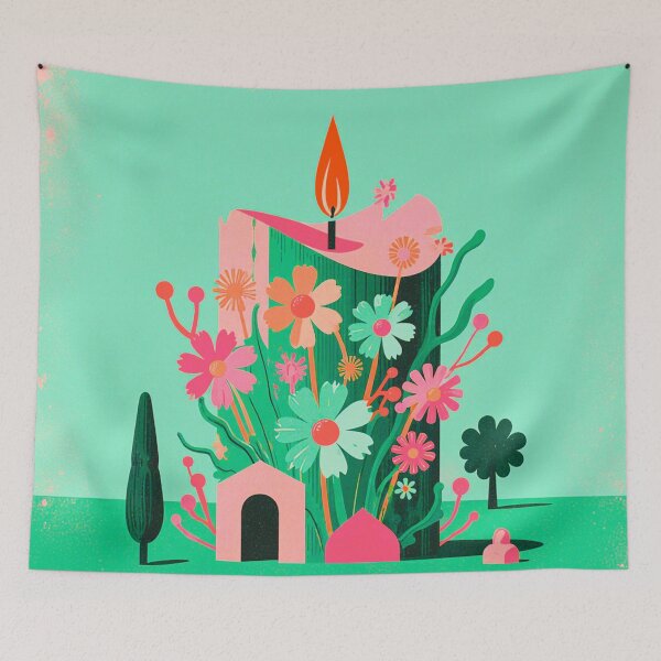 Item preview, Blooming Home / Hopeful Floral Illustration designed and sold by joycrysstudio.