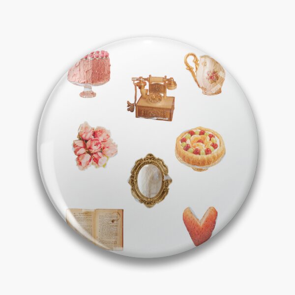 Item preview, Coquette Pink / White / Gold Cottagecore Set designed and sold by zoeyyyrose.