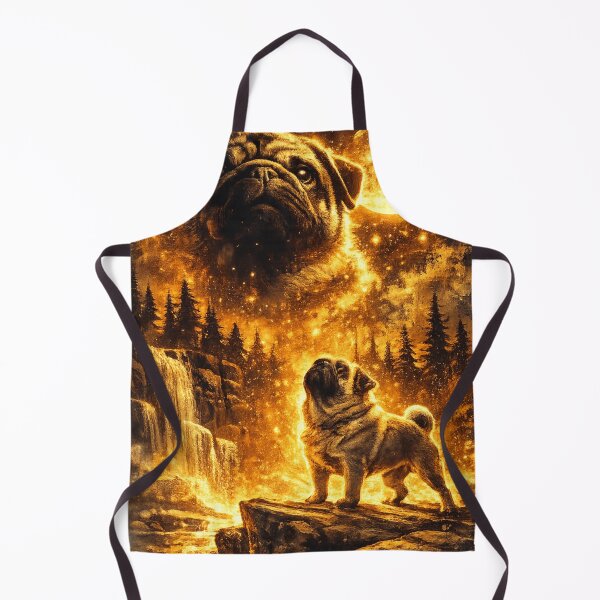 Item preview, Pug Howling at Moon designed and sold by first-shirt ⭐ ⭐ ⭐ ⭐ ⭐.