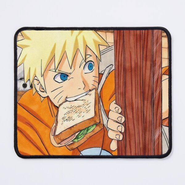 Item preview, Naruto Uzumaki Eating a Sandwich: Funny Fanart designed and sold by Camistudios.