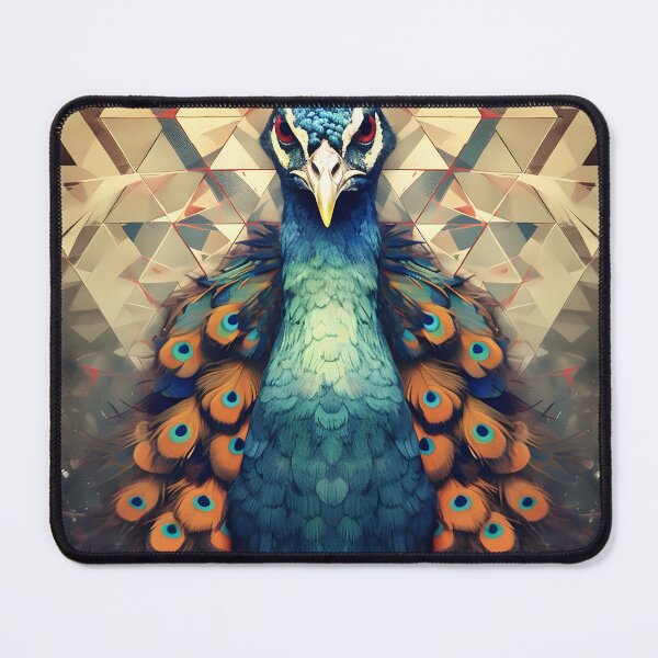 Item preview, Low Poly Style Peacock designed and sold by Hipatye26.