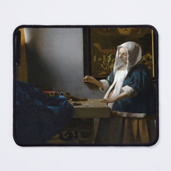 Item preview, Woman Holding a Balance, c.1662–65, Johannes Vermeer designed and sold by UBU-space.
