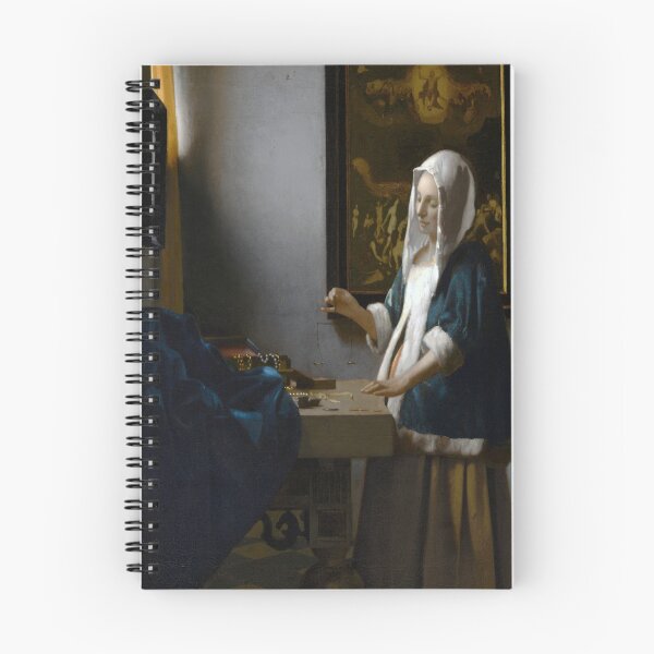 Artikelvorschau, Frau mit Waage, ca. 1662–1665, Johannes Vermeer entworfen und verkauft von UBU-space.