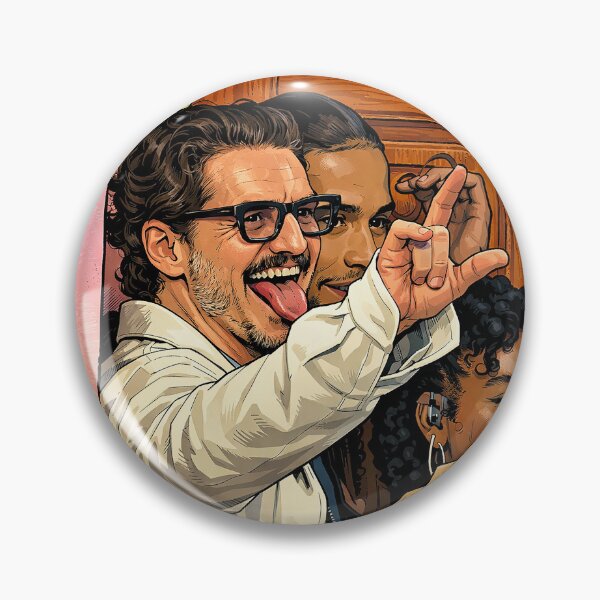 Item preview, Pedro Pascal rocks on halftime football (fan art) designed and sold by PopCultureAndStuff.