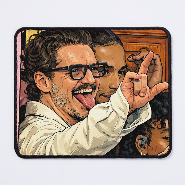 Item preview, Pedro Pascal rocks on halftime football (fan art) designed and sold by PopCultureAndStuff.