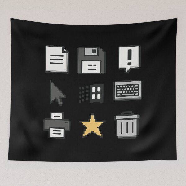 Item preview, Pixelated Throwback 8 Bit Desktop Icons designed and sold by gmndagdmfou15.