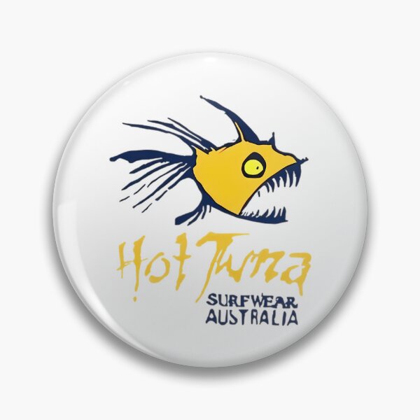 Item preview, Hot Tunas Surfwears Australias - Retro Fish Logo designed and sold by Edible  Elegance.
