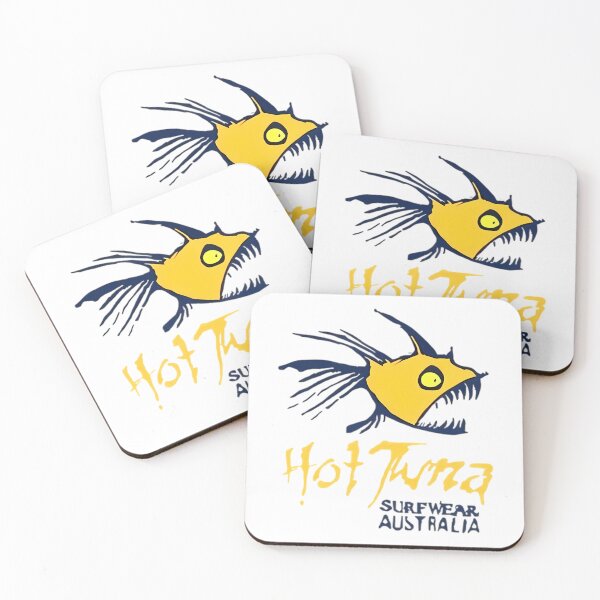 Item preview, Hot Tunas Surfwears Australias - Retro Fish Logo designed and sold by Edible  Elegance.