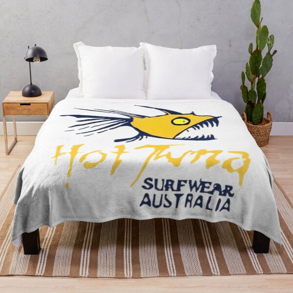 Item preview, Hot Tunas Surfwears Australias - Retro Fish Logo designed and sold by Edible  Elegance.