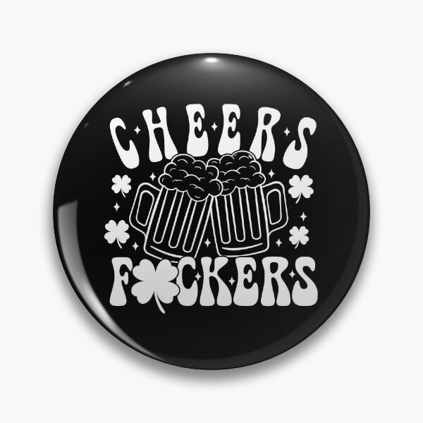 Item preview, Cheers Fuckers Shamrock designed and sold by PatternGallery.