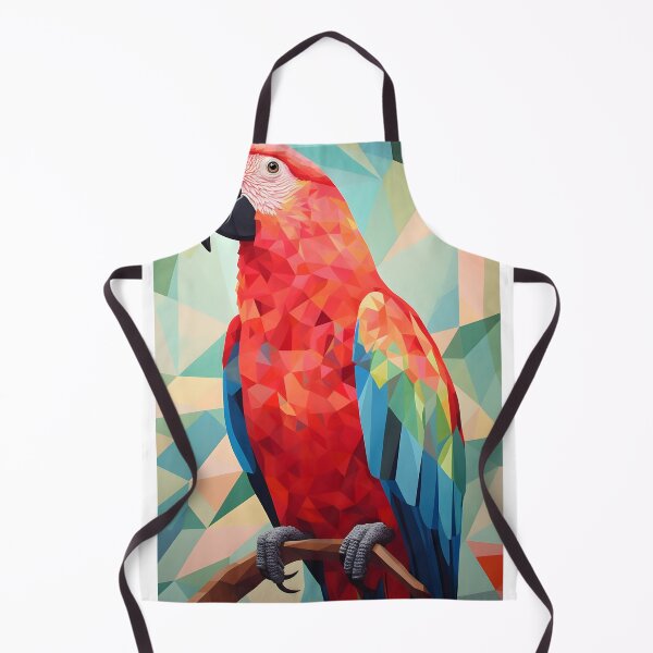 Item preview, Guacamayo Escarlata Estilo Low Poly designed and sold by Hipatye26.