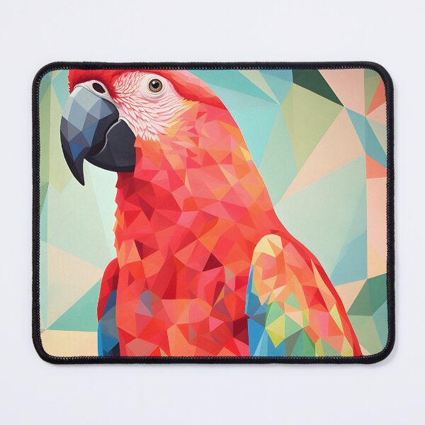 Item preview, Scarlet Macaw Low Poly Style designed and sold by Hipatye26.