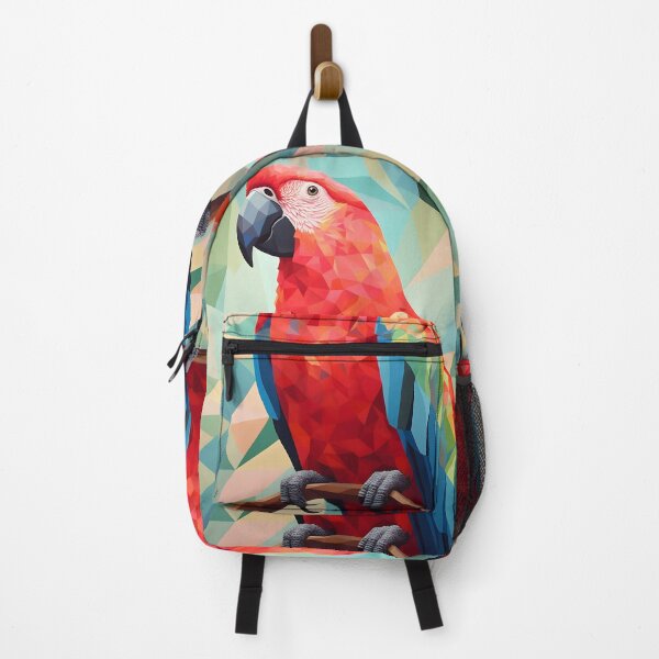 Item preview, Scarlet Macaw Low Poly Style designed and sold by Hipatye26.