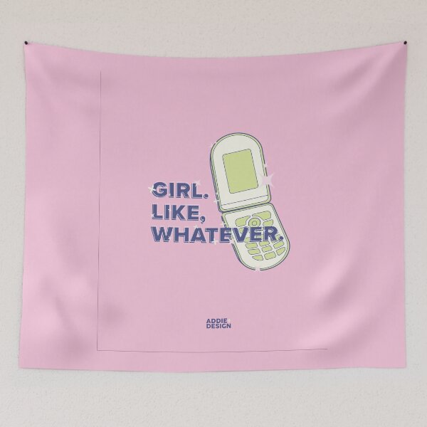 Item preview, Girl Like Whatever Graphic - AddiegDesign designed and sold by Addiegdesign.