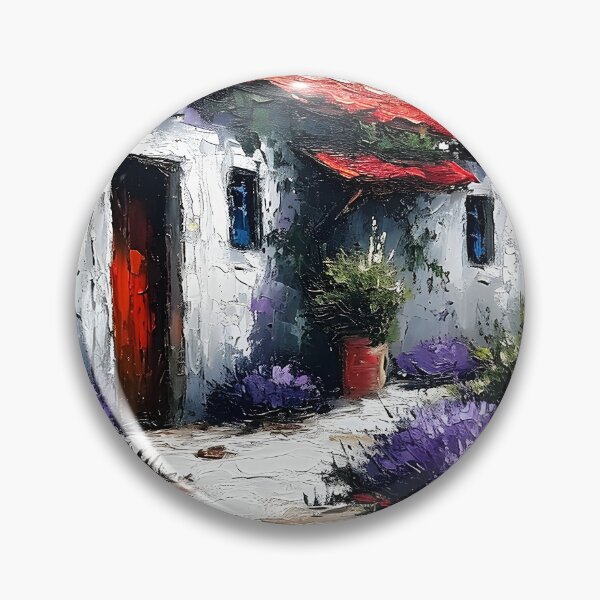 Item preview, Vintage Adobe Home With Colorful Flowers Digital Art  designed and sold by DEC02.