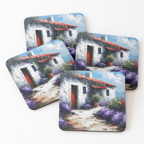 Item preview, Vintage Adobe Home With Colorful Flowers Digital Art  designed and sold by DEC02.
