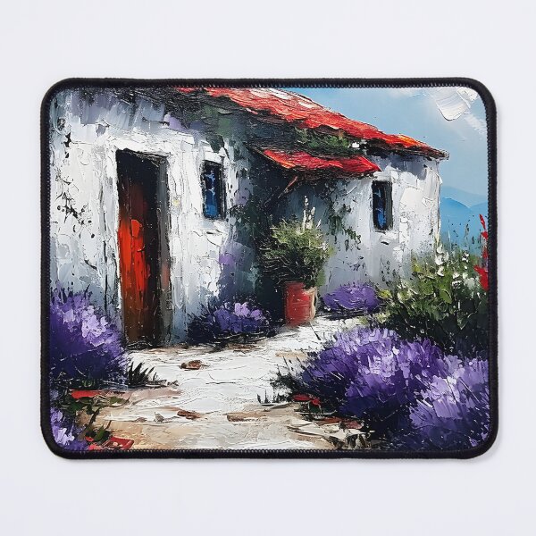 Item preview, Vintage Adobe Home With Colorful Flowers Digital Art  designed and sold by DEC02.