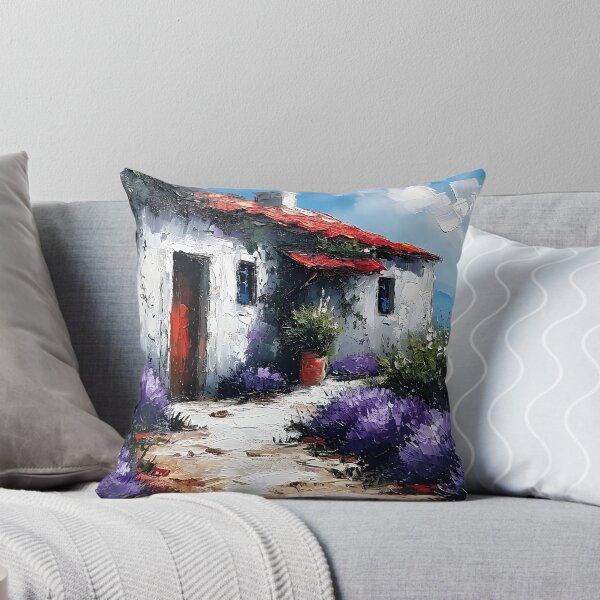 Item preview, Vintage Adobe Home With Colorful Flowers Digital Art  designed and sold by DEC02.