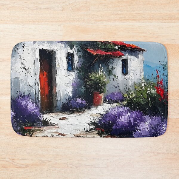 Item preview, Vintage Adobe Home With Colorful Flowers Digital Art  designed and sold by DEC02.