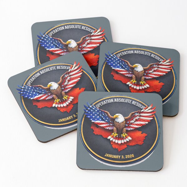 Item preview, Operation Absolute Resolve - Freedom for Venezuela 2026 / Operation Absolute Resolve - 2026 Venezuela Freedom Patriotic Eagle designed and sold by TheOdetteEdit.
