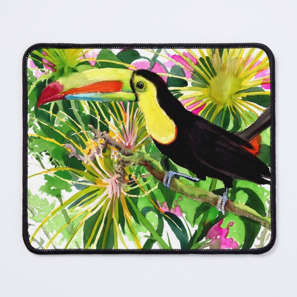 Item preview, Toucan Bird in the Jungle designed and sold by surenart.