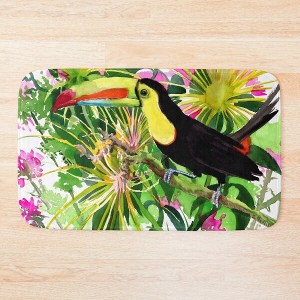 Item preview, Toucan Bird in the Jungle designed and sold by surenart.